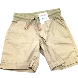 Cat & Jack Girls Shorts Size Small 6/6x Bermuda Drawstring Stretchy Pockets